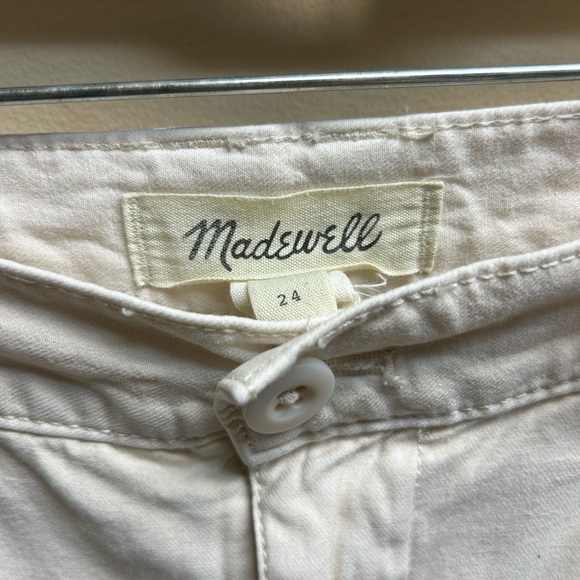 Madewell Cream Low Slung Cargo Pants - Picture 3 of 6